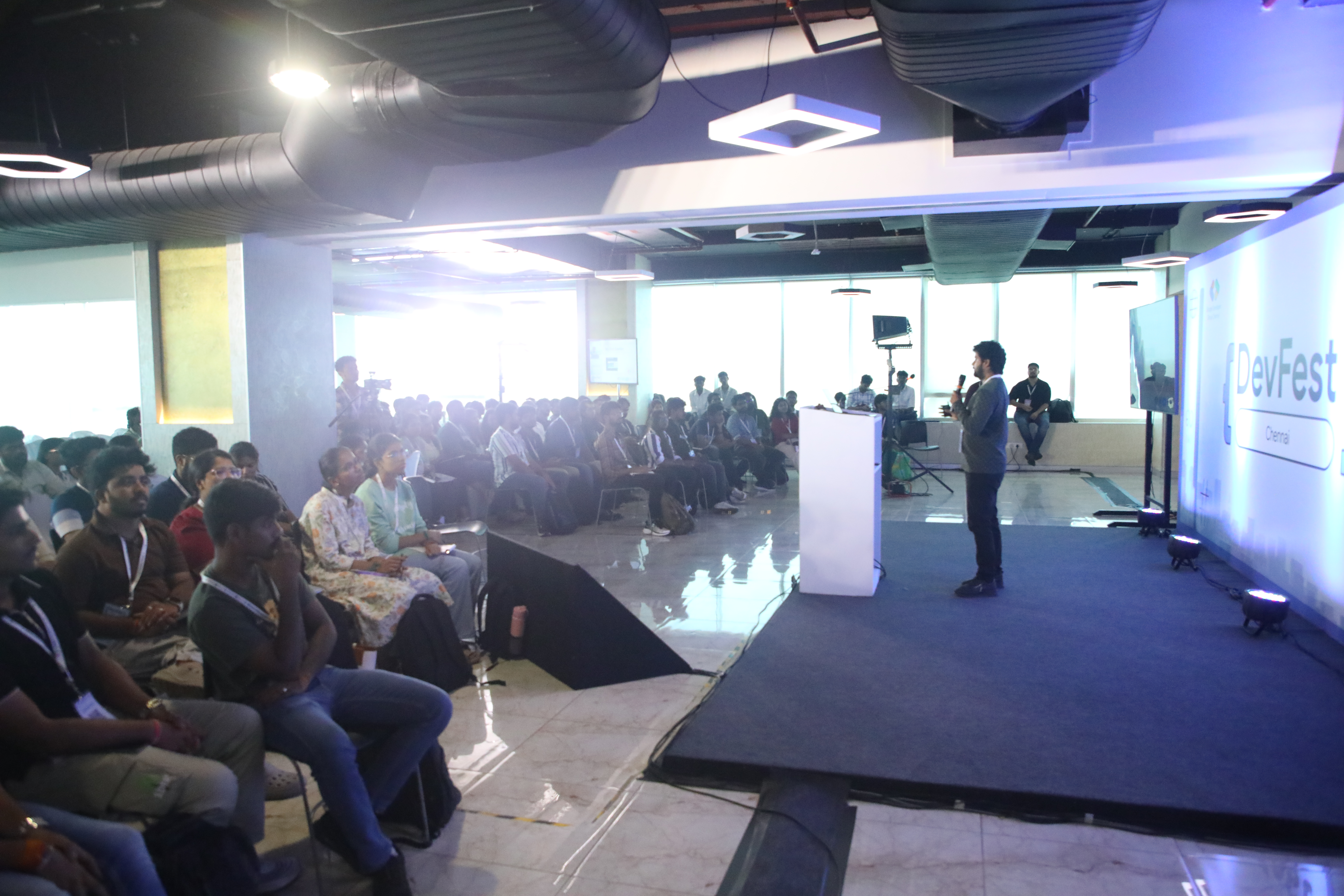 Speaking at the Stage